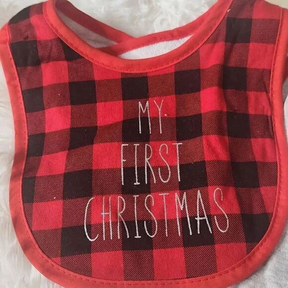 Chick pea 3 pack baby bibs my first Christmas - Picture 2 of 4